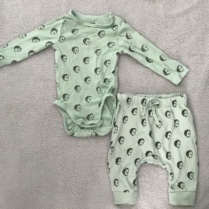 H&M organic hedgehog outfit